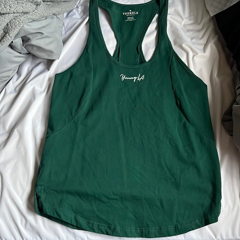 333 youngla aesthetic stringer - Green